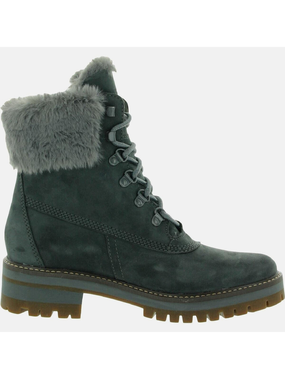 Timberland Courmayeur Valley Women's Winter Snow Boots Gray 10 Waterproof NEW